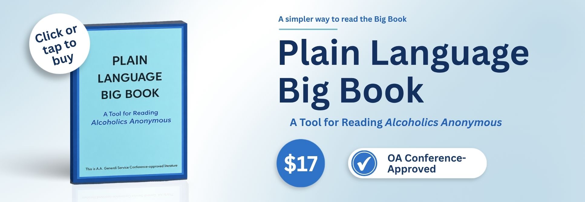 Plain Language Big Book #1010 Now in the OA bookstore